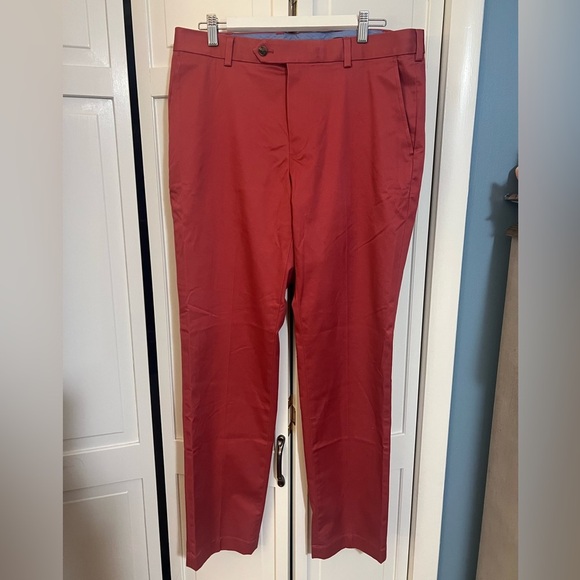 Brooks Brothers Men’s Lightweight Advantage Chino Milano Nantucket Red  Waist 34 - Picture 1 of 4